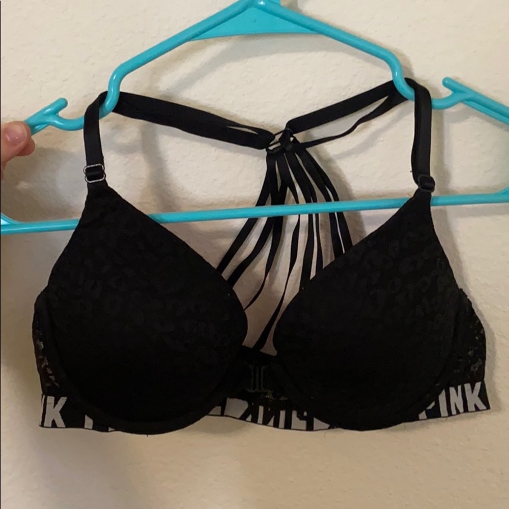 black PINK victoria’s secret bra